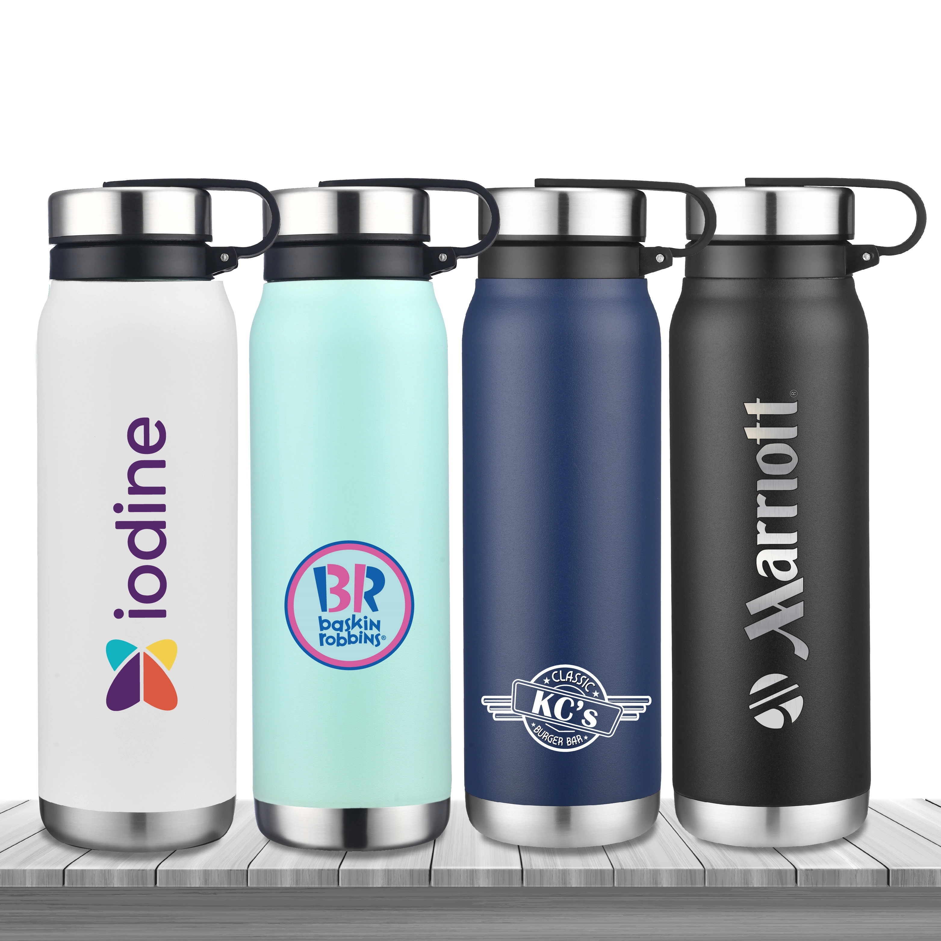 KAI - 20 OZ WATER BOTTLE WITH REMOVEABLE S/S LID 1