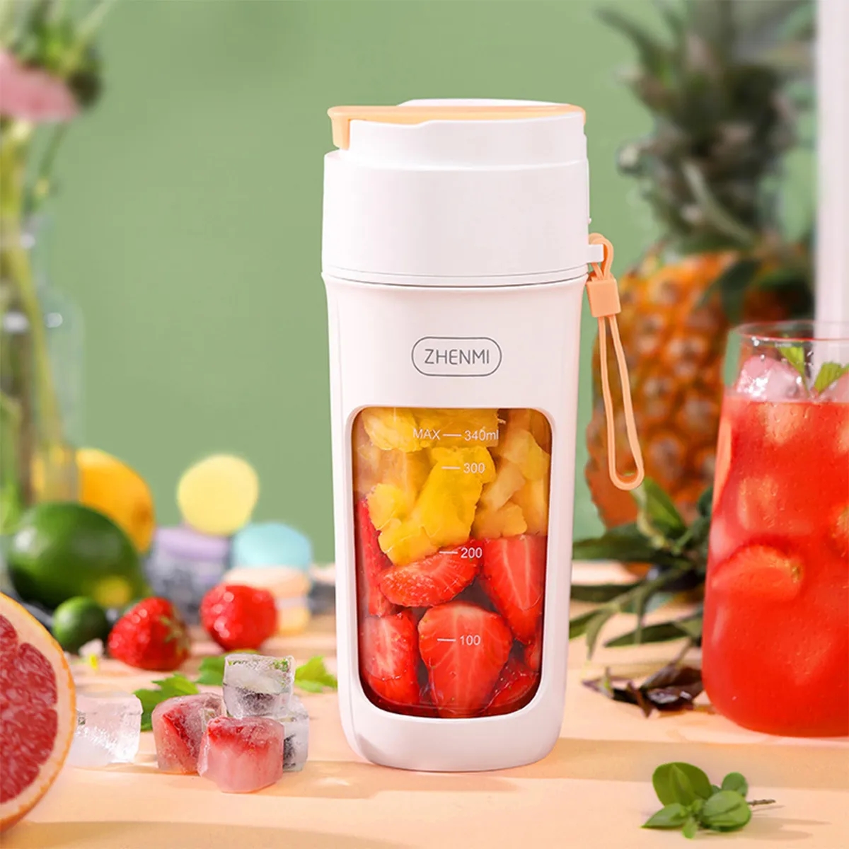 Portable Fast Fresh Juice Blender Wireless Juicer Cup 5