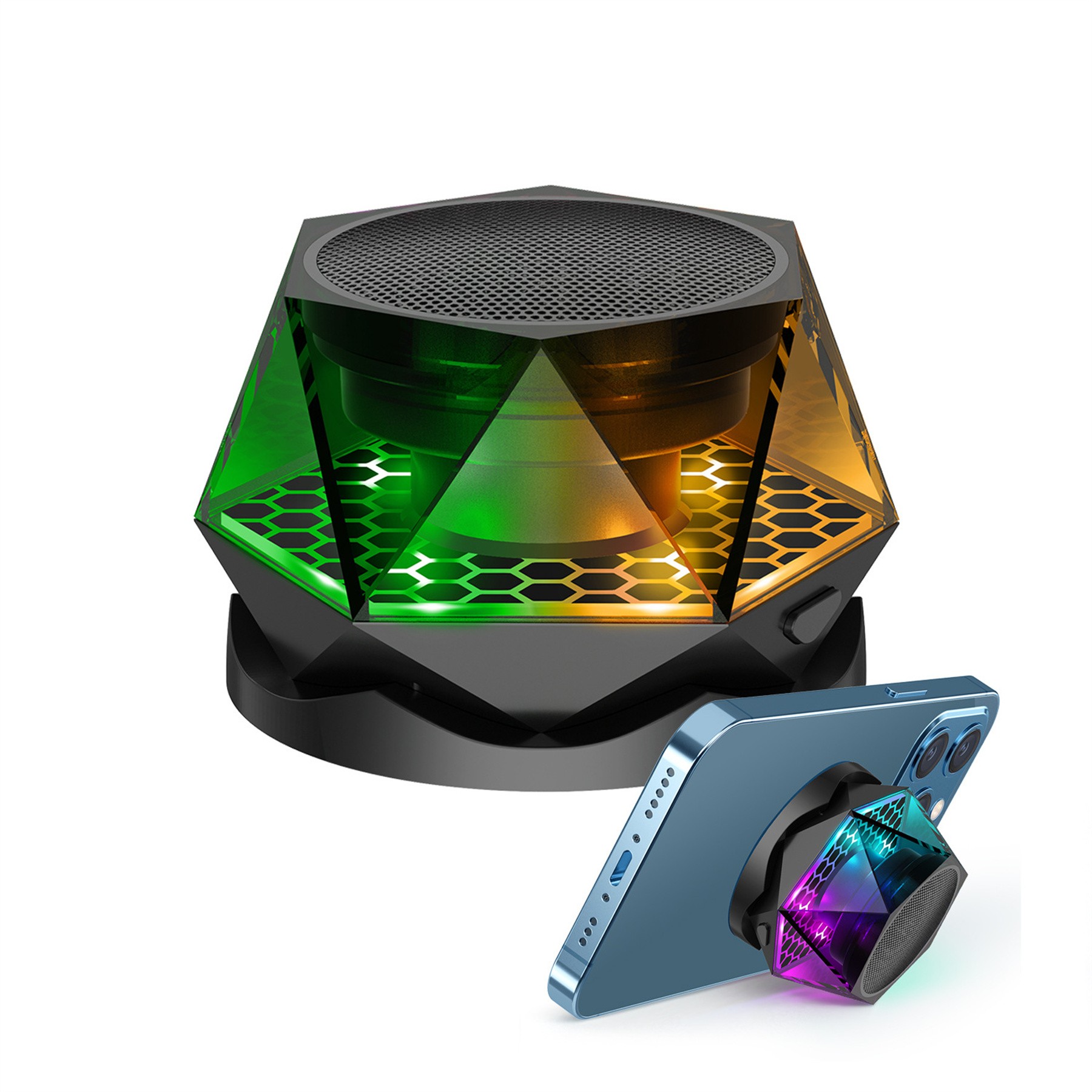Magnetic Phone Holder Bluetooth Speaker 2