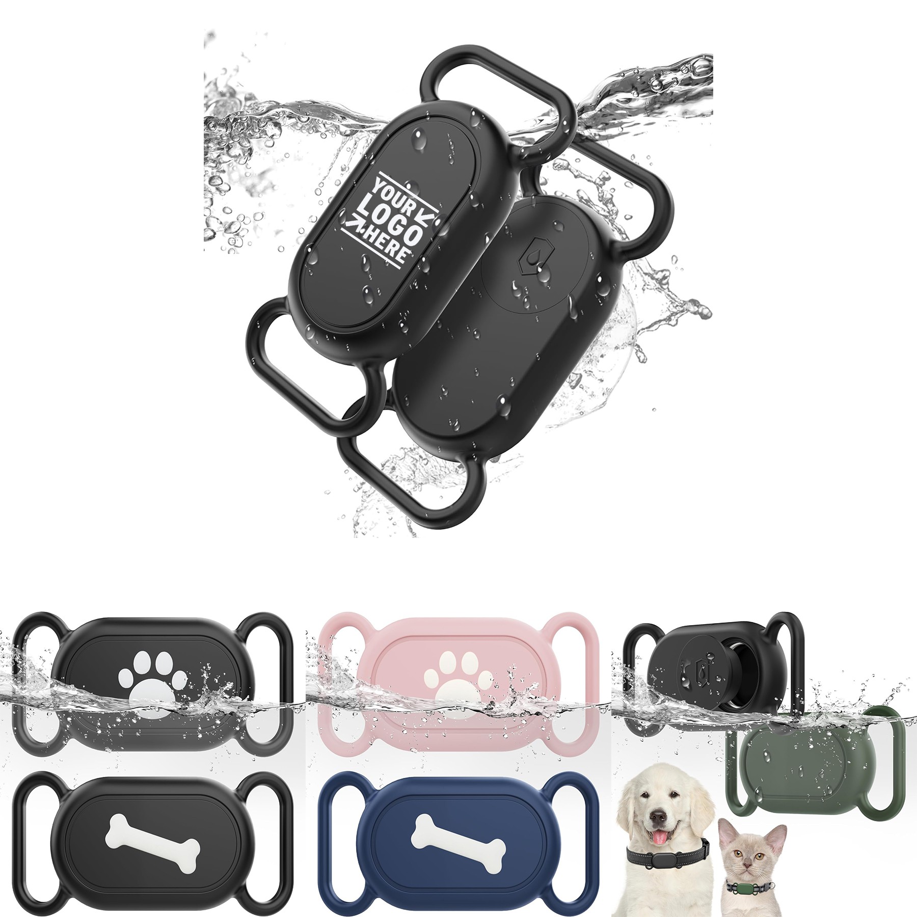 Waterproof Silicone Cat Case 1