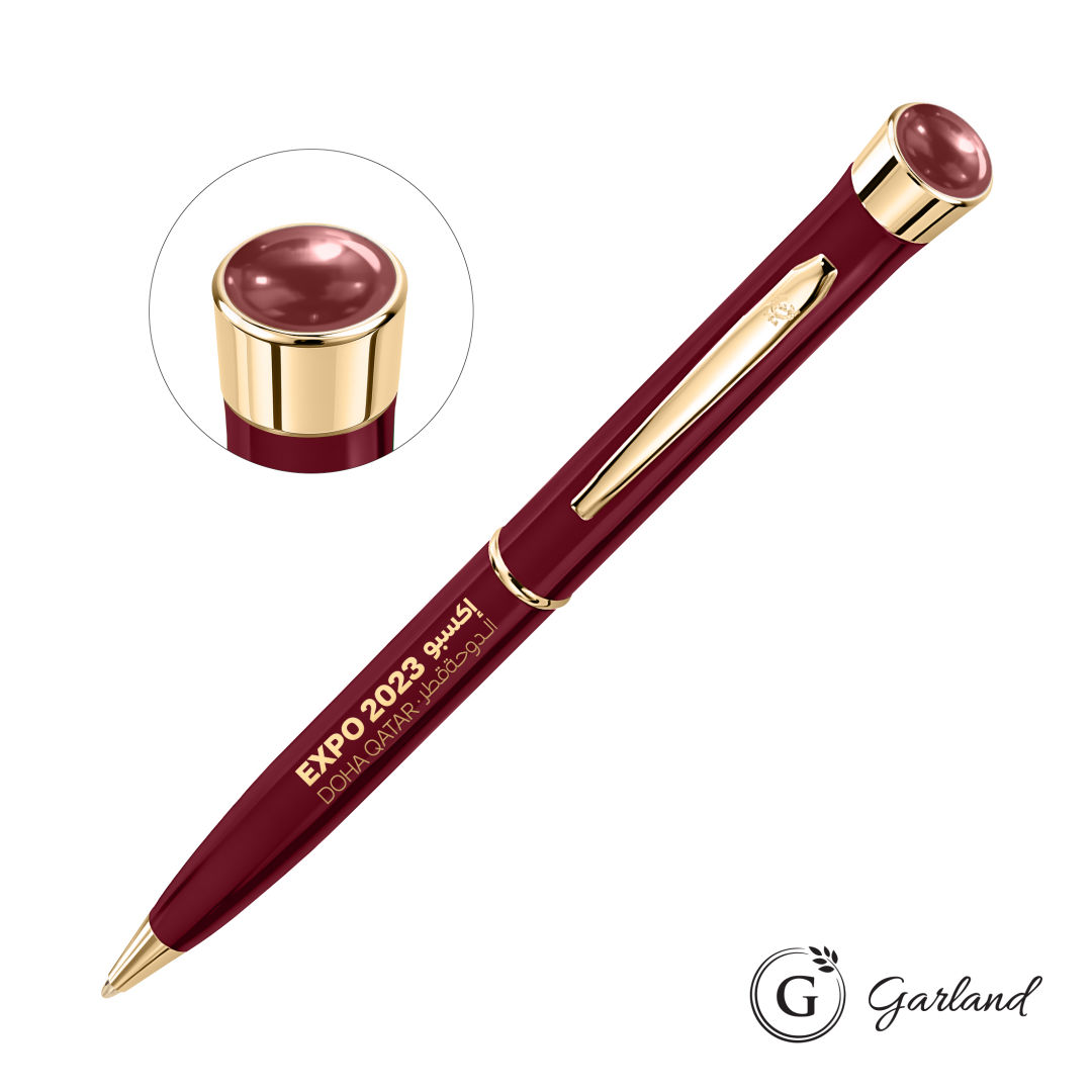 Garland® Color Aura Twist Ballpoint Pen - Gold Accent 26