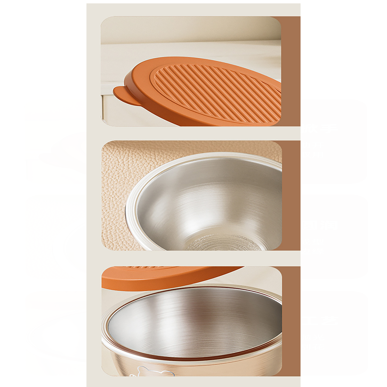 2.4 oz Stainless Steel Round Sauce Container 14