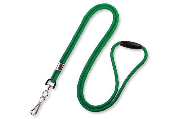 1/8" Breakaway Blank Lanyard w/Swivel Hook (Kelly Green) 1