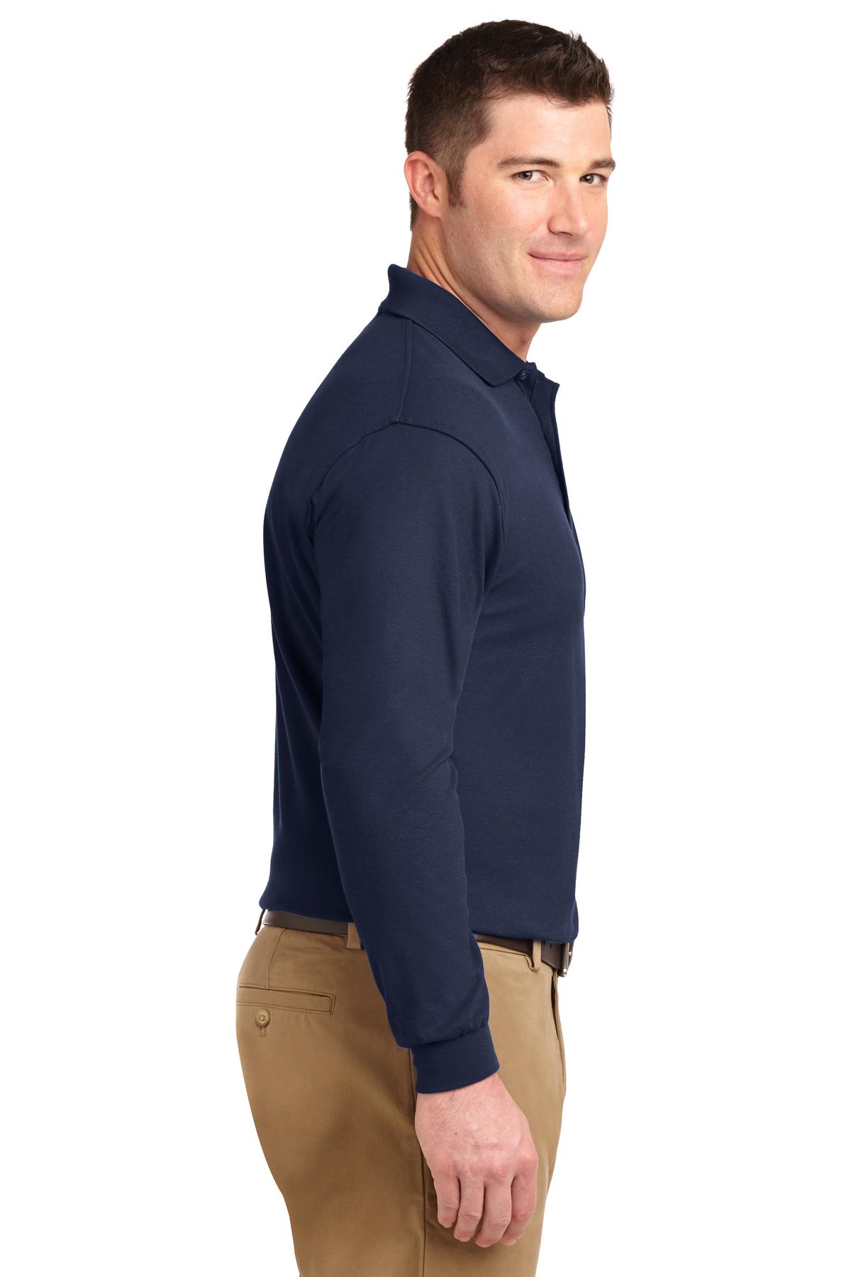 Port Authority Tall Silk Touch Long Sleeve Polo. TLK500LS 30