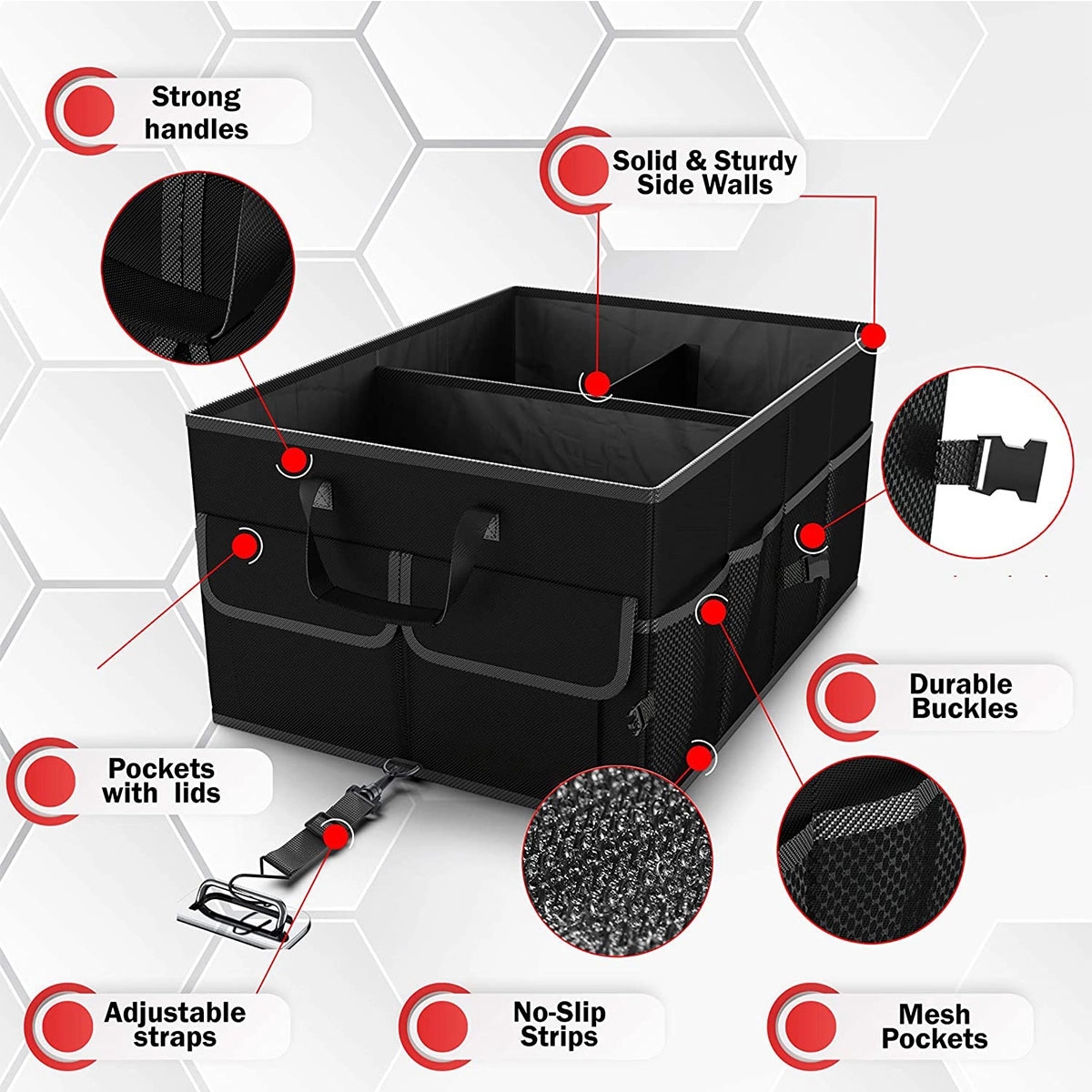 Large Car Trunk Organizer 7