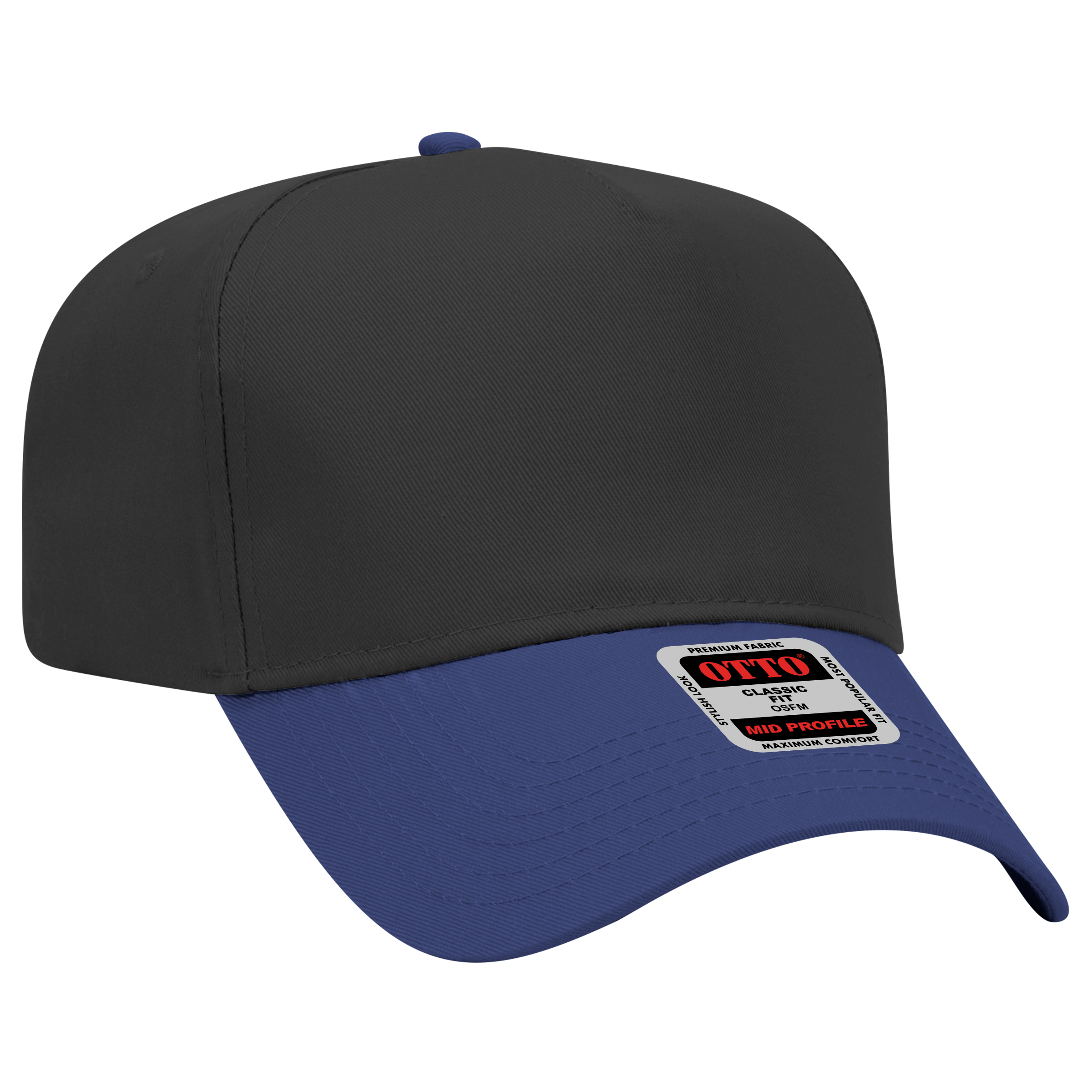 OTTO CAP® 5 Panel Mid Profile Baseball Cap 52