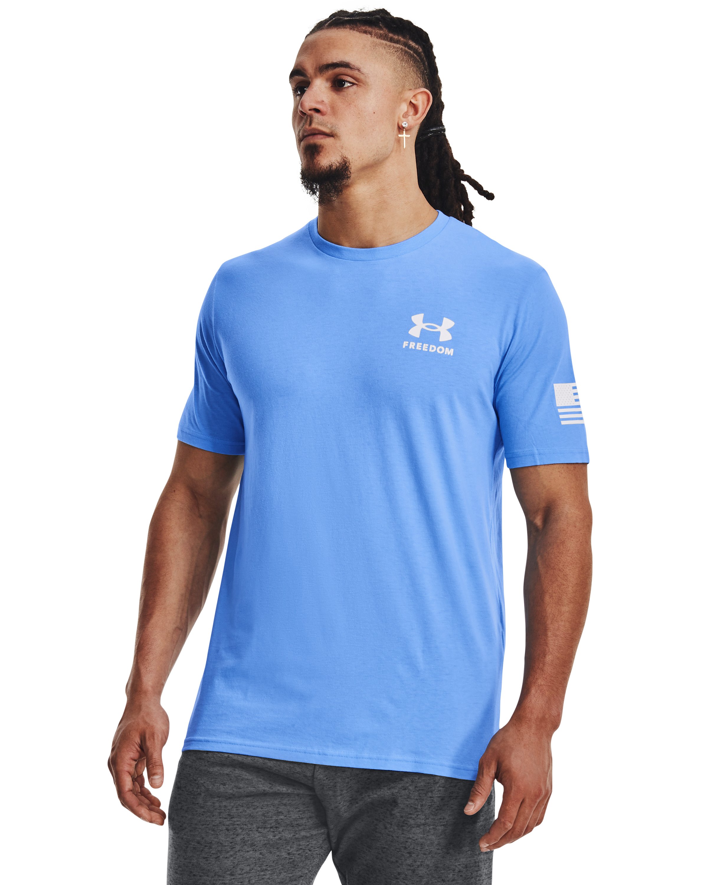 UA Freedom Flag Camo Men's T-Shirt 6