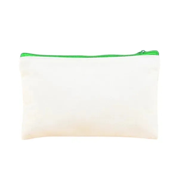 Eco-Friendly Canvas Zip Bag - Sustainable Reusable Pouch 5