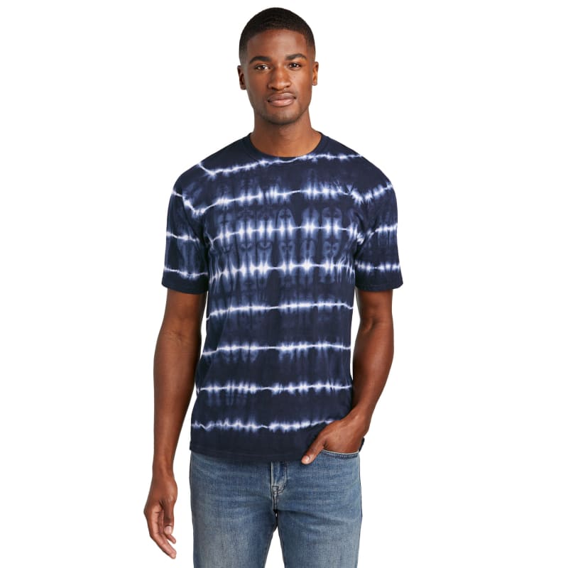 Port & Company Allover Stripe Tie-Dye Tee 14