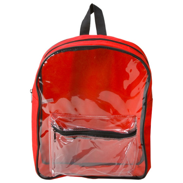 Clear Front Back Pack 7