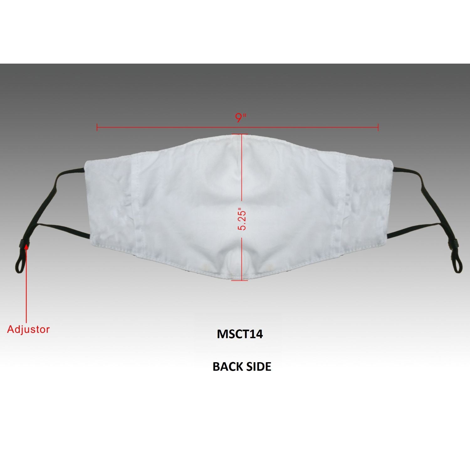 4 Layer Heavy Duty Cotton Face Mask w/ Adjustable Ear Loop 3