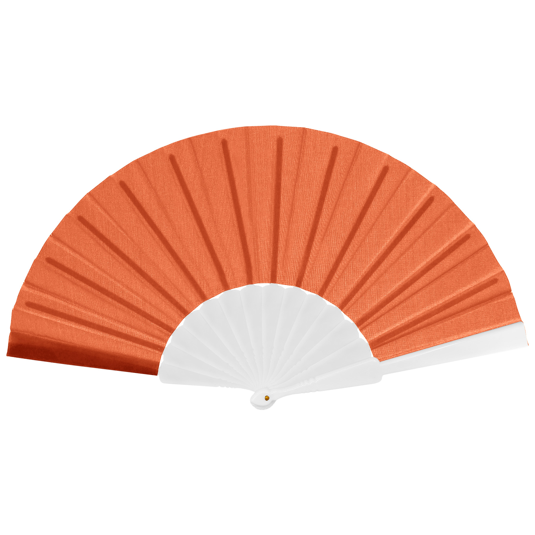 Full-color Folding Polyester Fans With Plastic Handle 5