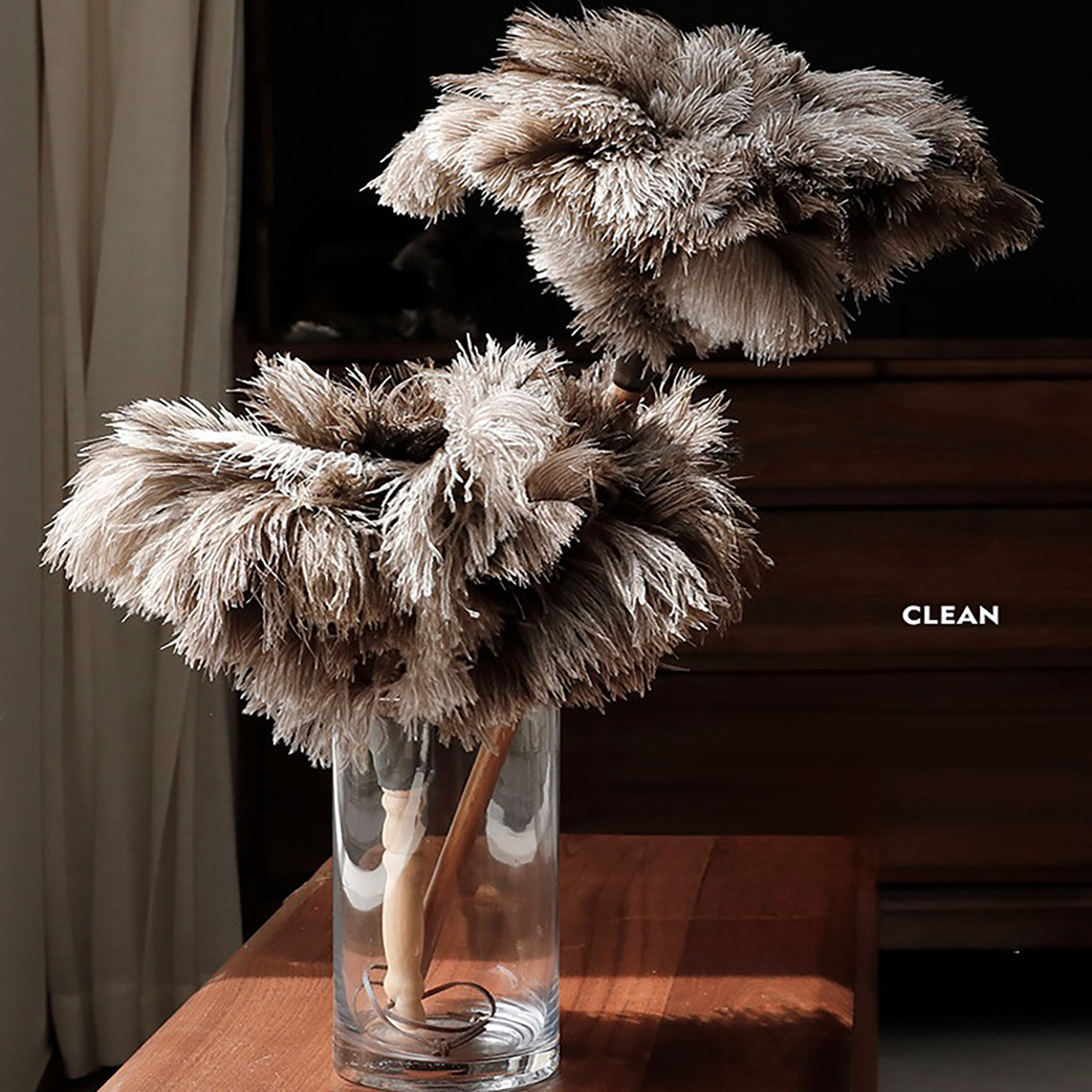 Premium Natural Ostrich Feather Duster 9