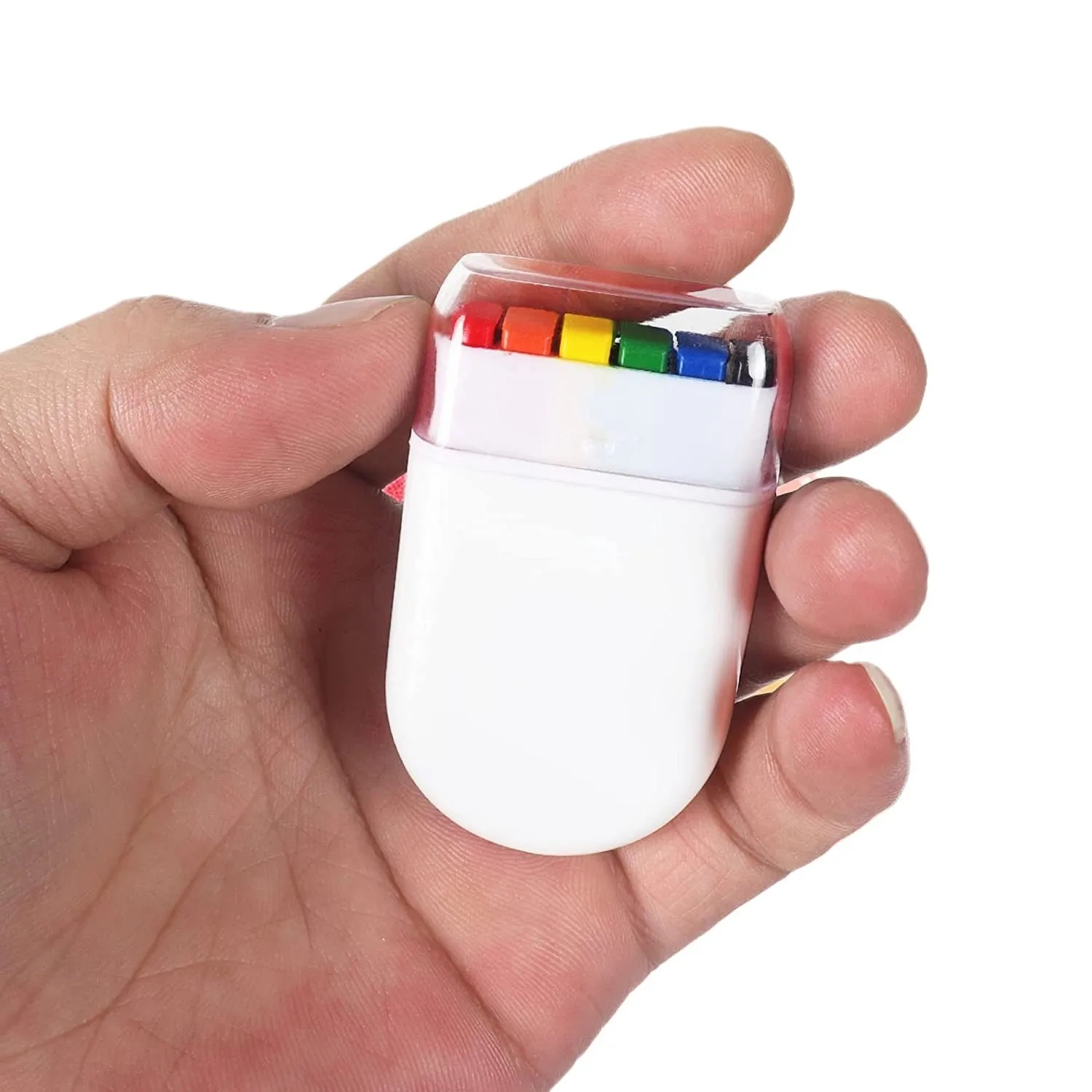 Customized 6-color rainbow stripe facial graffiti crayon 2