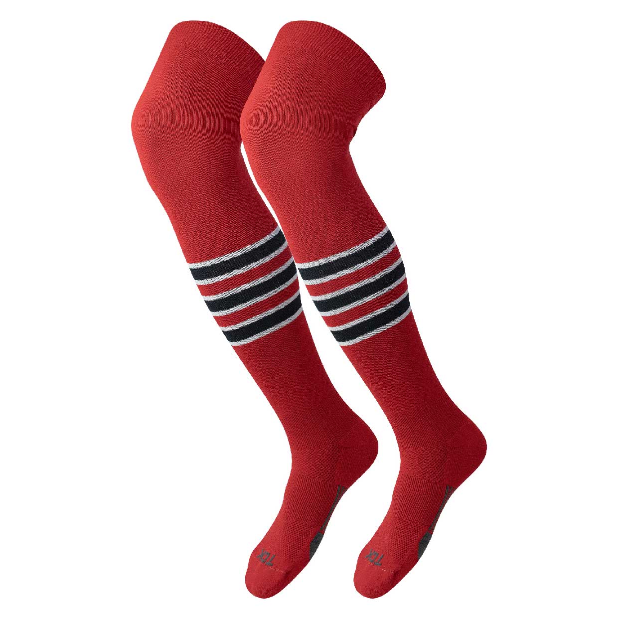 Dugout Over the Knee Baseball Socks Stripes Pattern D 2