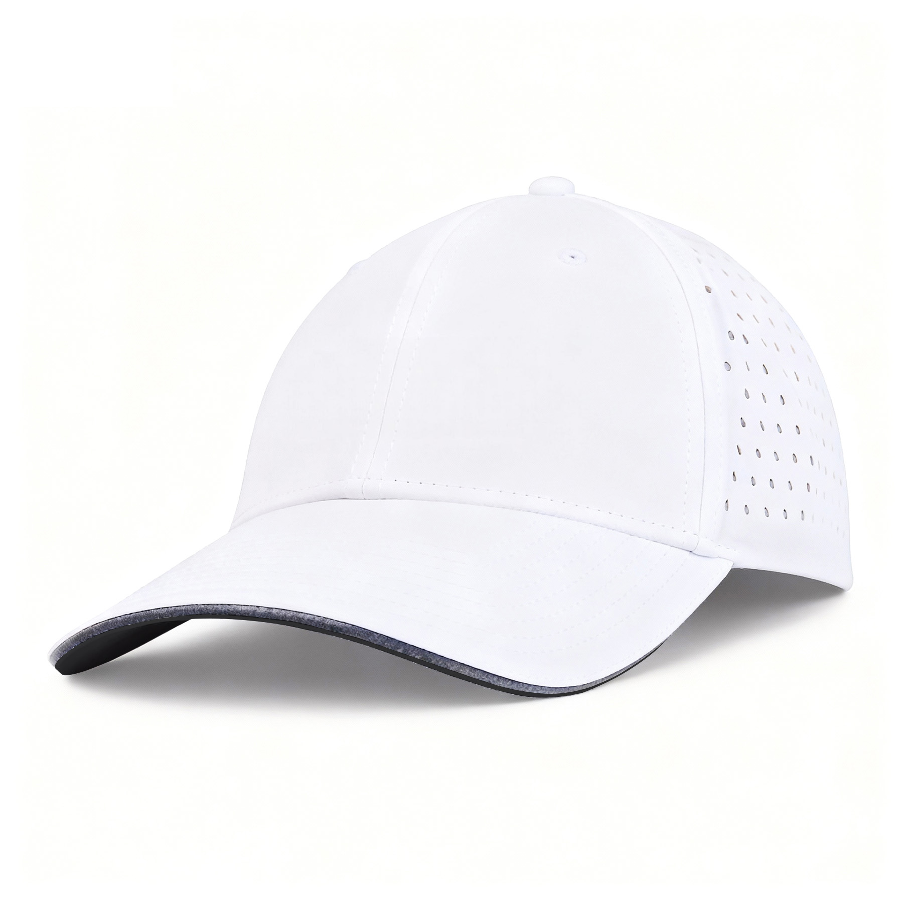 6 Panel Structured Laser-Cut Mesh Golf Cap 11