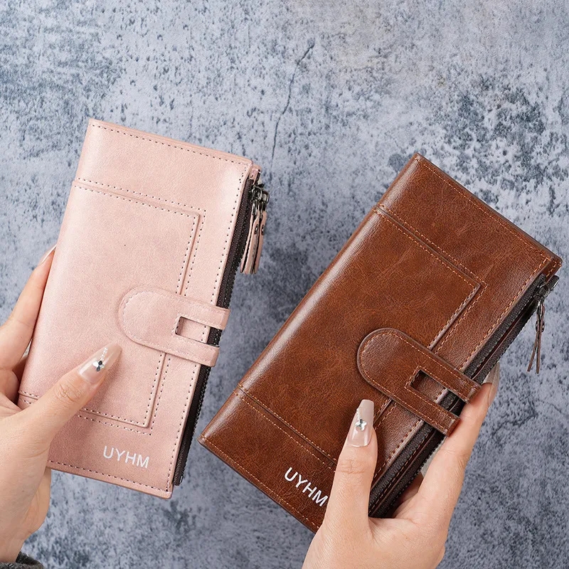 Coin Purse Wallet PU Leather Fashion Phone Bag Card Holder 9