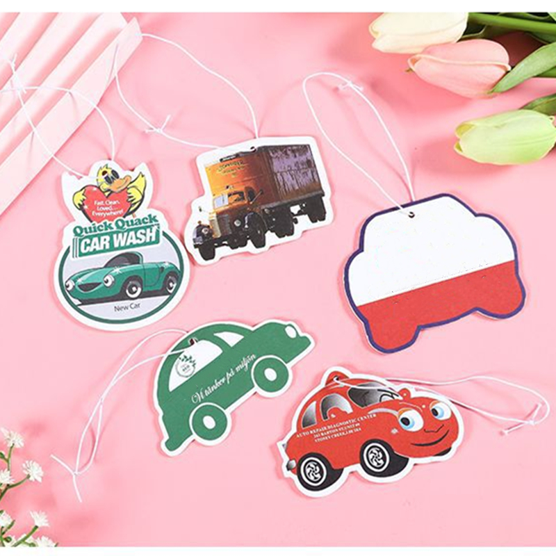 Car Shape Full Color Printed Air Freshener up to 10 sq inches 3
