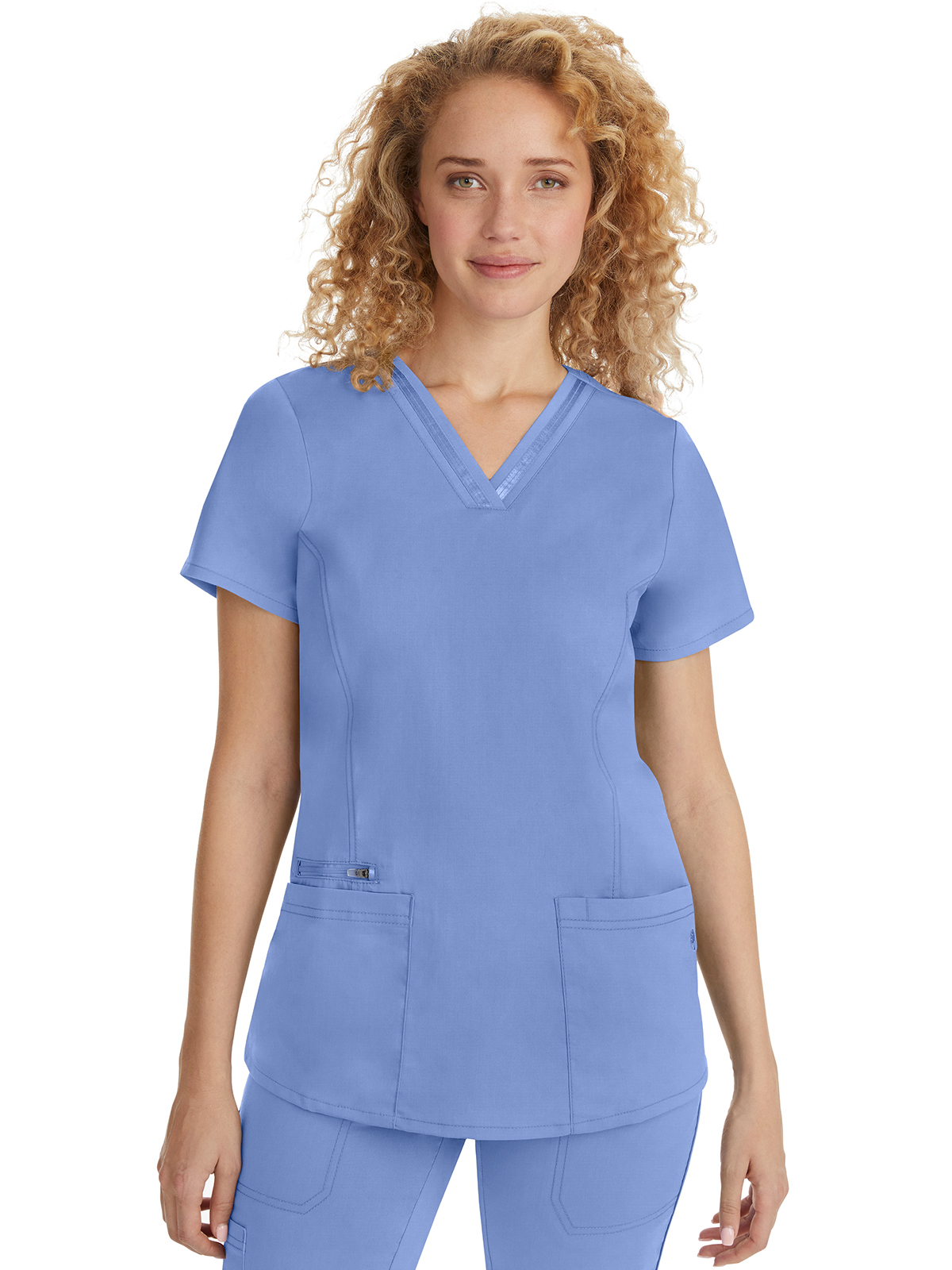Healing Hands - HH Purple Label - Women's 3-Pocket Jasmin Ribbon Trim Top 24