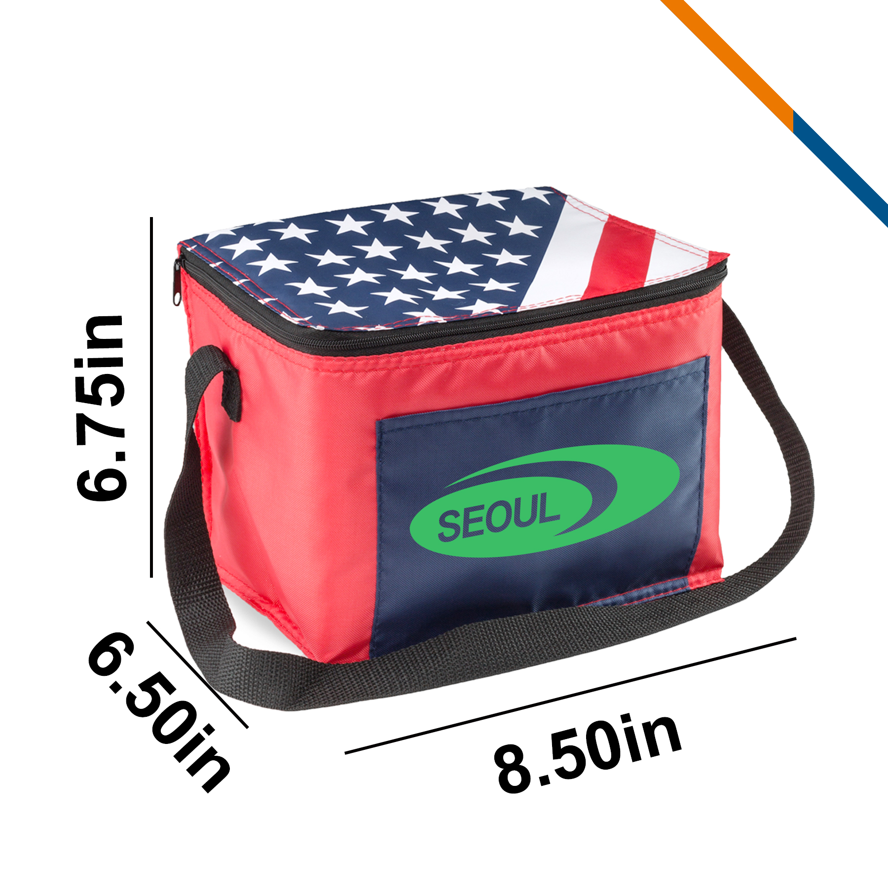 American Flag Lunch Bags 3