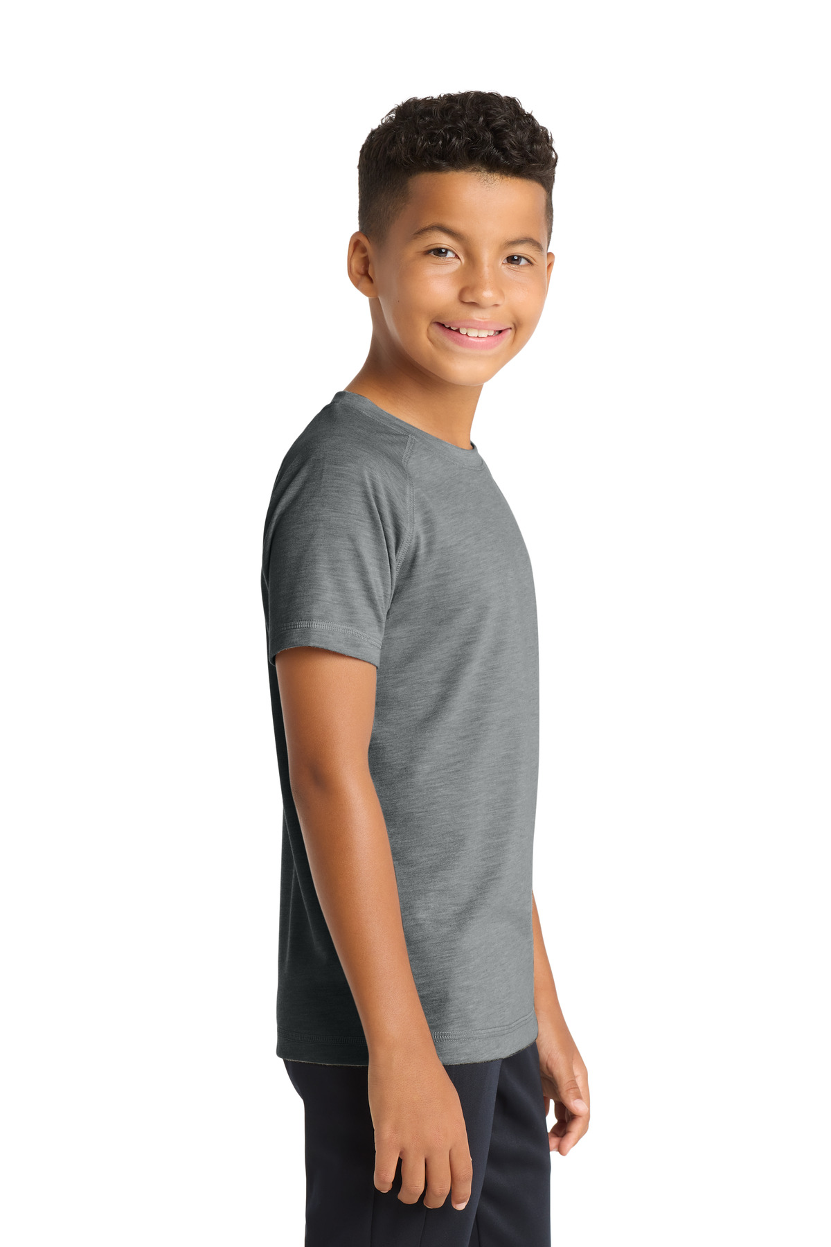 Sport-Tek Youth PosiCharge Tri-Blend Wicking Raglan Tee. YST400 27