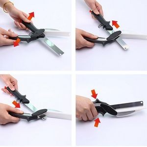 2 In 1 Innovative Chopping Scissors With Detachable Cutting Board 3