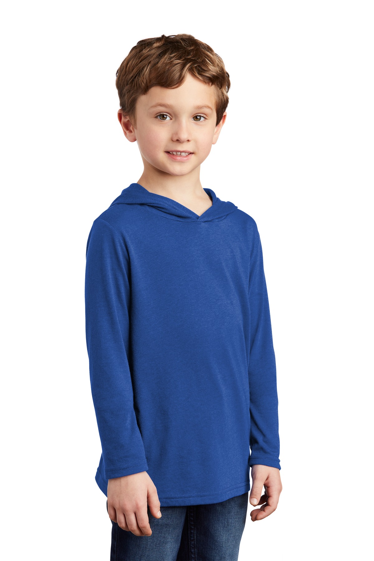 District Youth Perfect Tri Long Sleeve Hoodie DT139Y 37