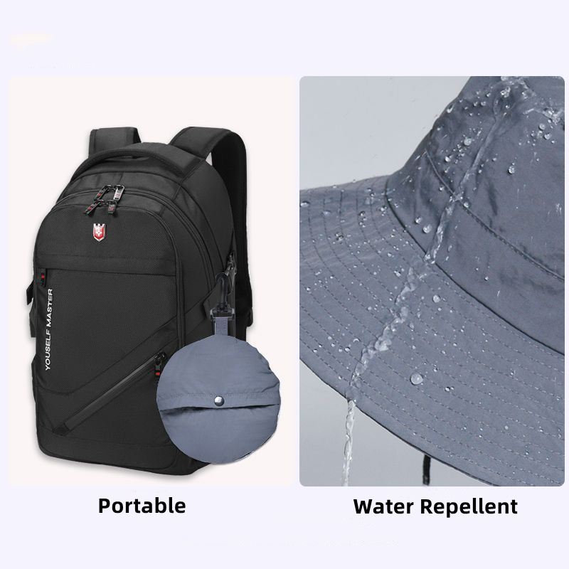 Foldable/Collapsible Water Repellent Bucket/Safari Hat 1