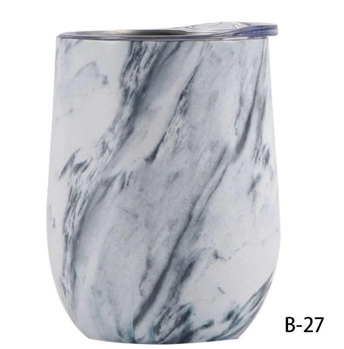 12 OZ U shape Stemless Thermos cup 18
