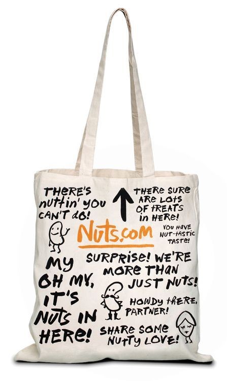 Full Bleed Natural Canvas Convention Tote Bag