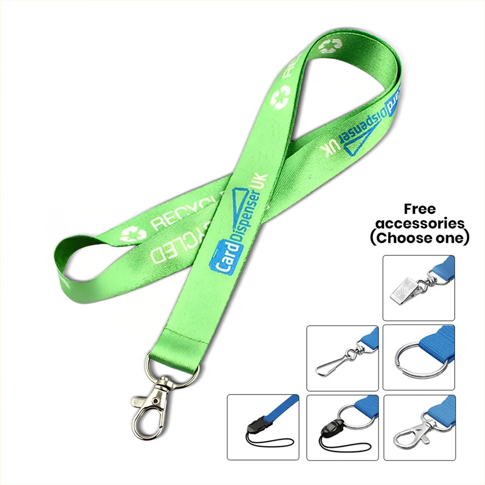 5/8" Recycled Polyester Lanyard 2