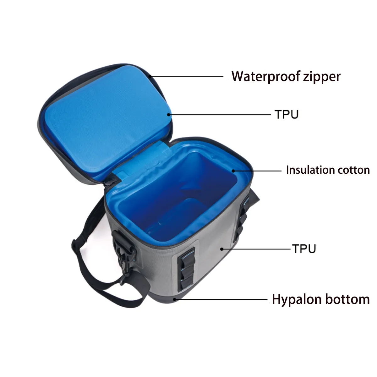 Portable 8L Insulated Leakproof Travel Cooler Bag 5