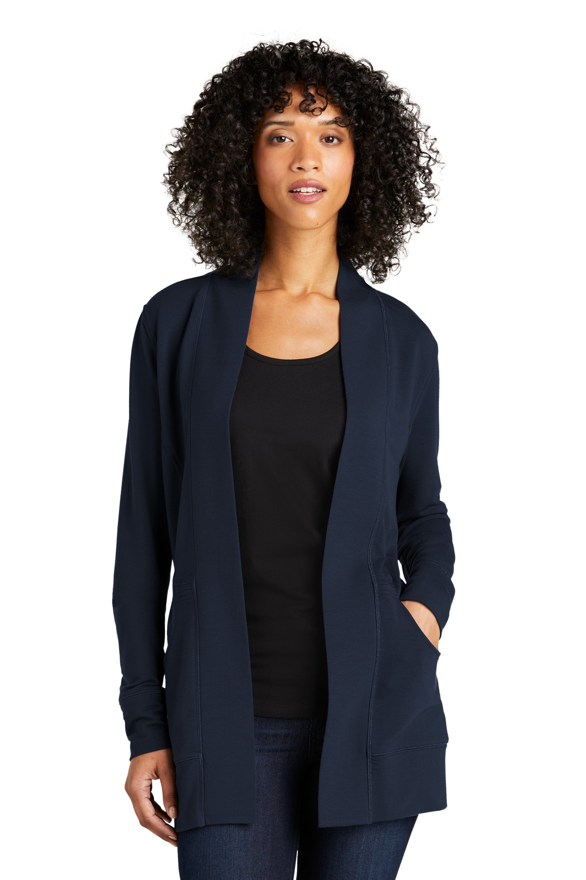 Port Authority Women's Microterry Cardigan LK825 19
