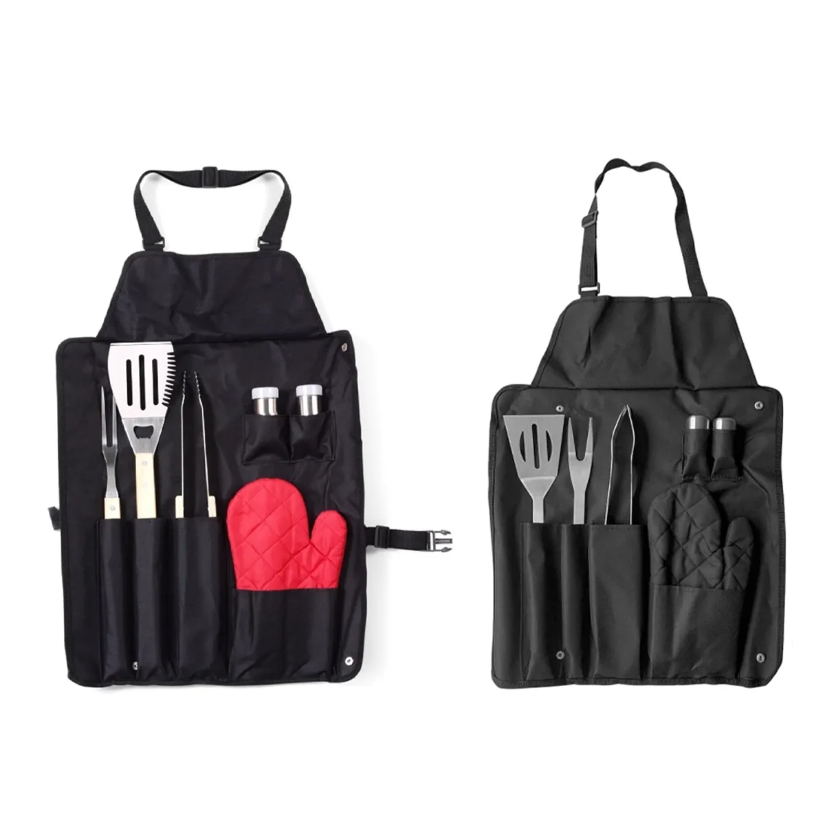 6-Piece BBQ Grill Tool Apron Set Custom logo 5