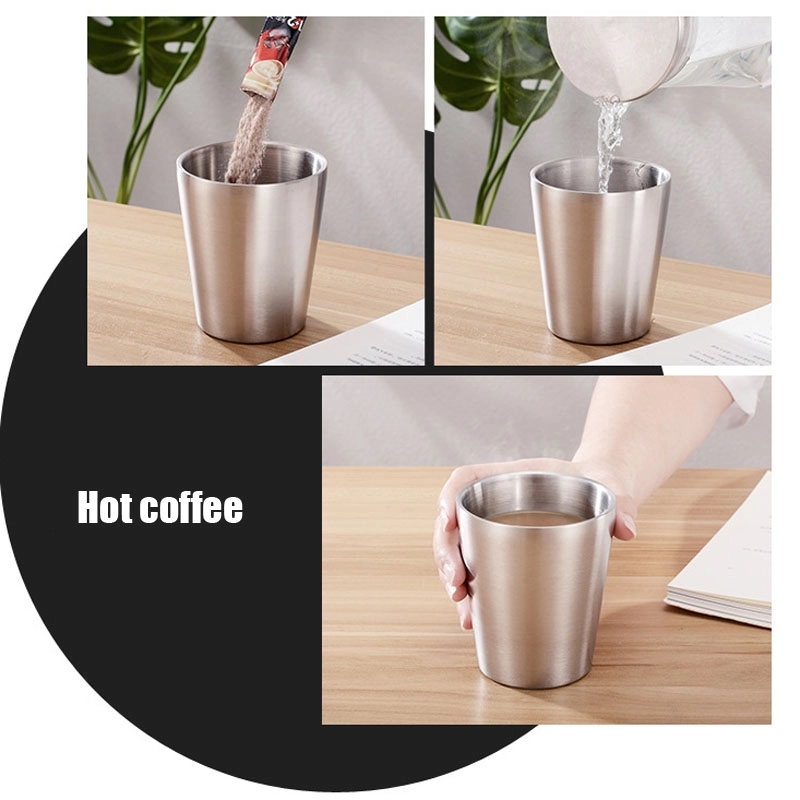 Custom 6 oz Stackable Stainless Steel Cups 7