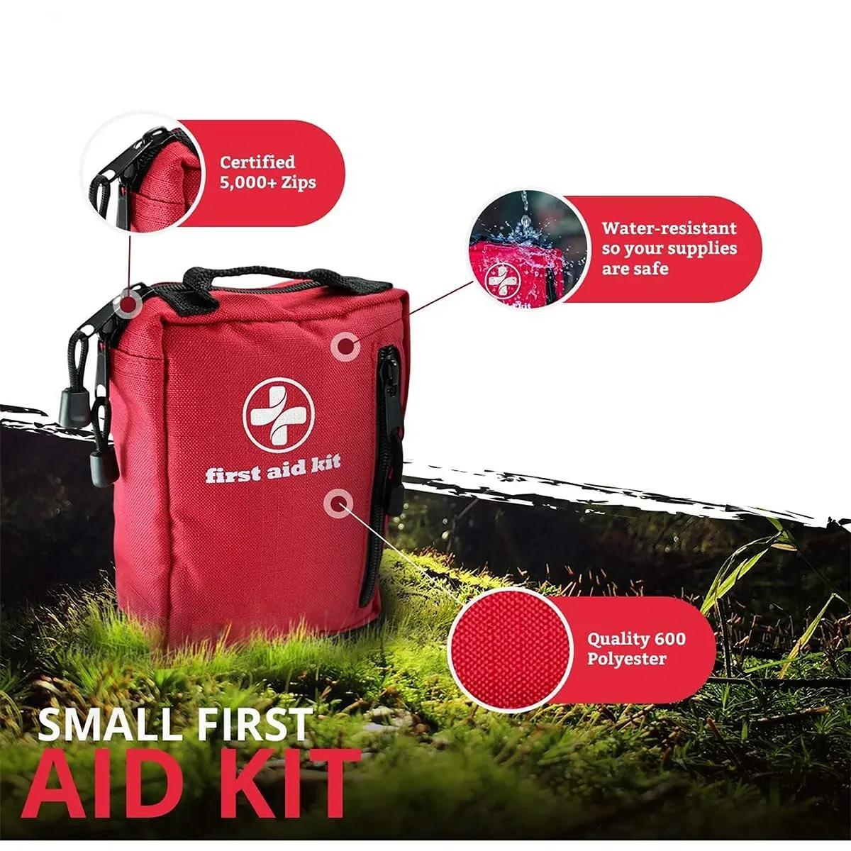 Outdoor Emergencies Comprehensive Premium First Aid Kit 3