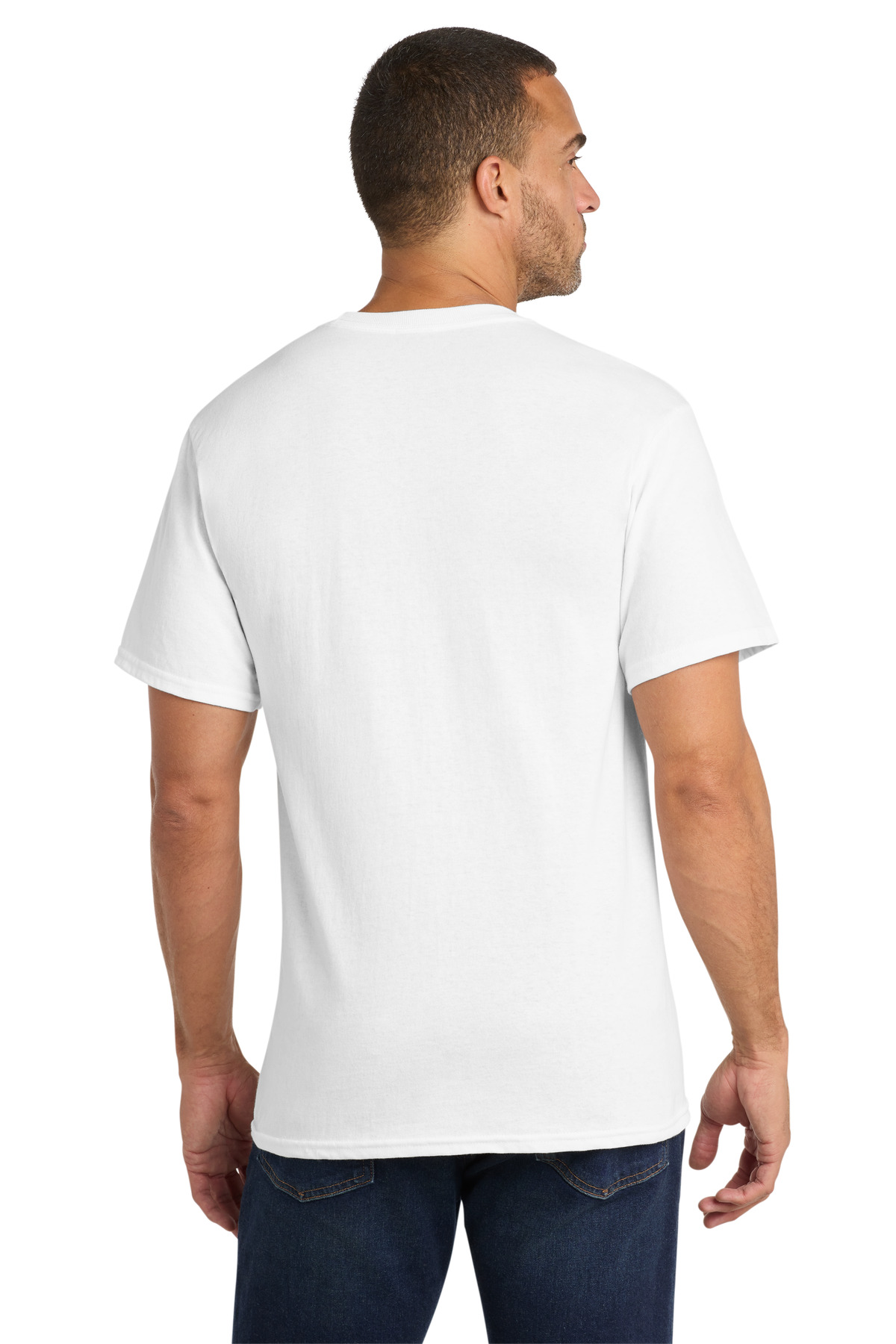 Port & Co Core Cotton Pocket Tee. PC54P 147