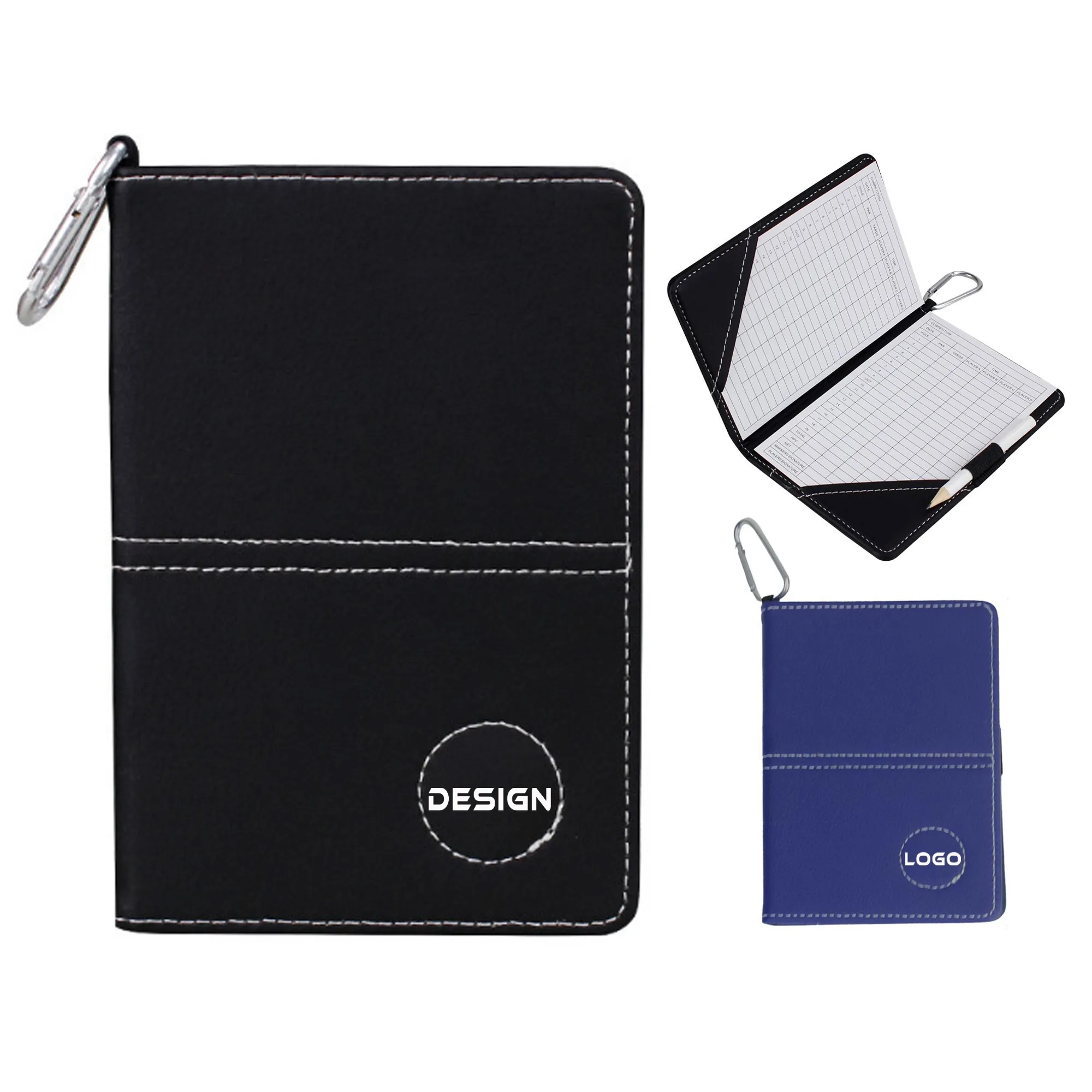 Leather Golf Scorecard Holder 2
