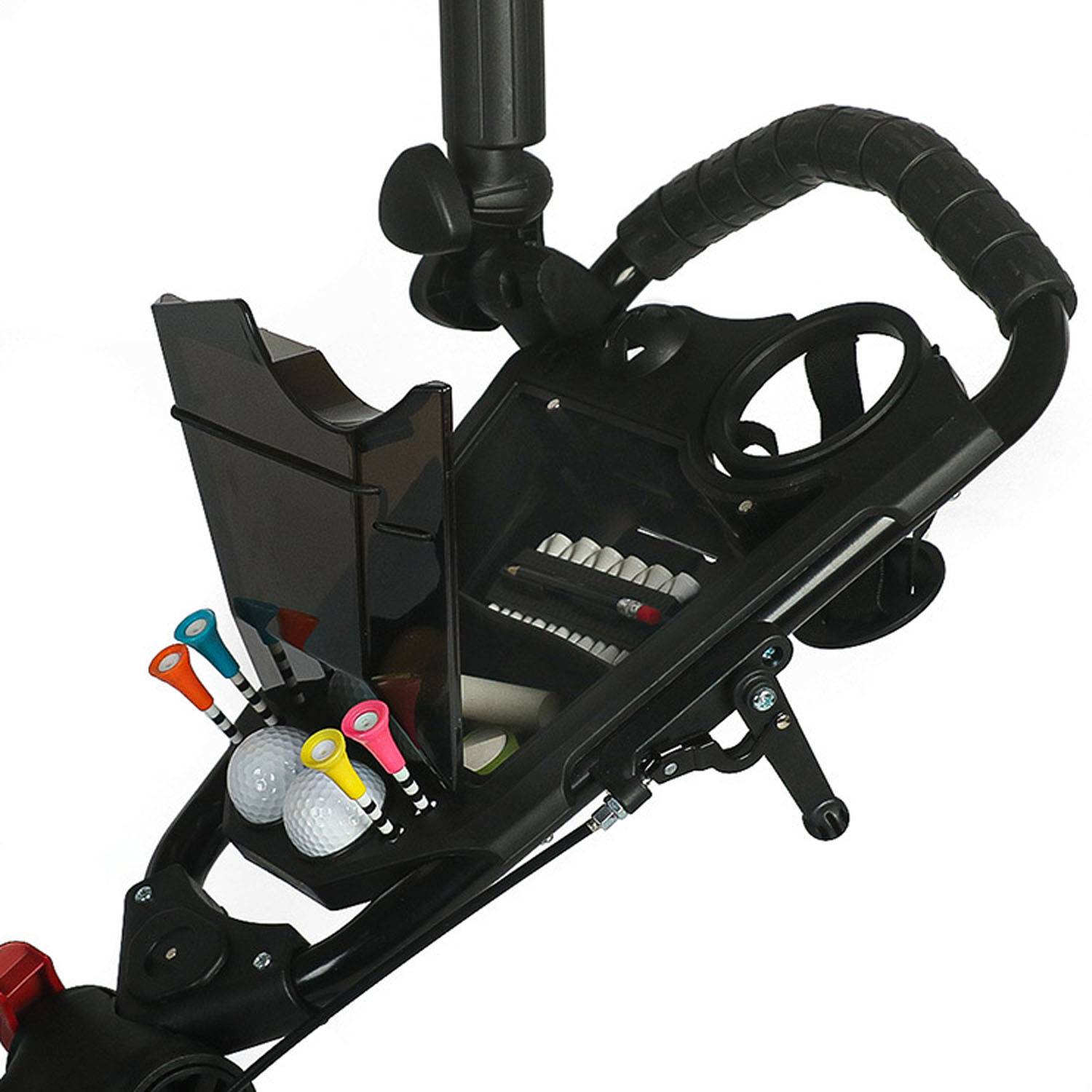3 Wheel Foldable Lightweight Aluminum Golf Push Cart 6