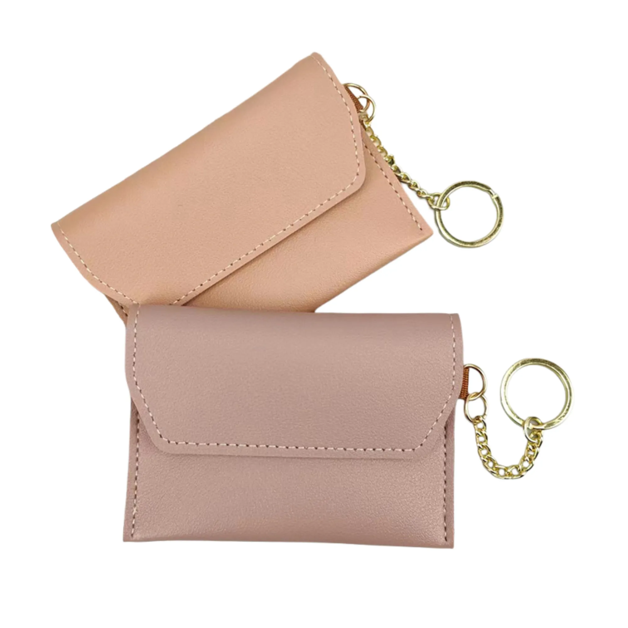 Mini Wallet Keychain Integrated ID Card Holder 9