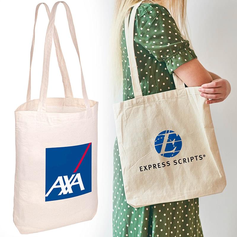 14"x17" Cotton Tote Bag with Gusset – 140GSM 1