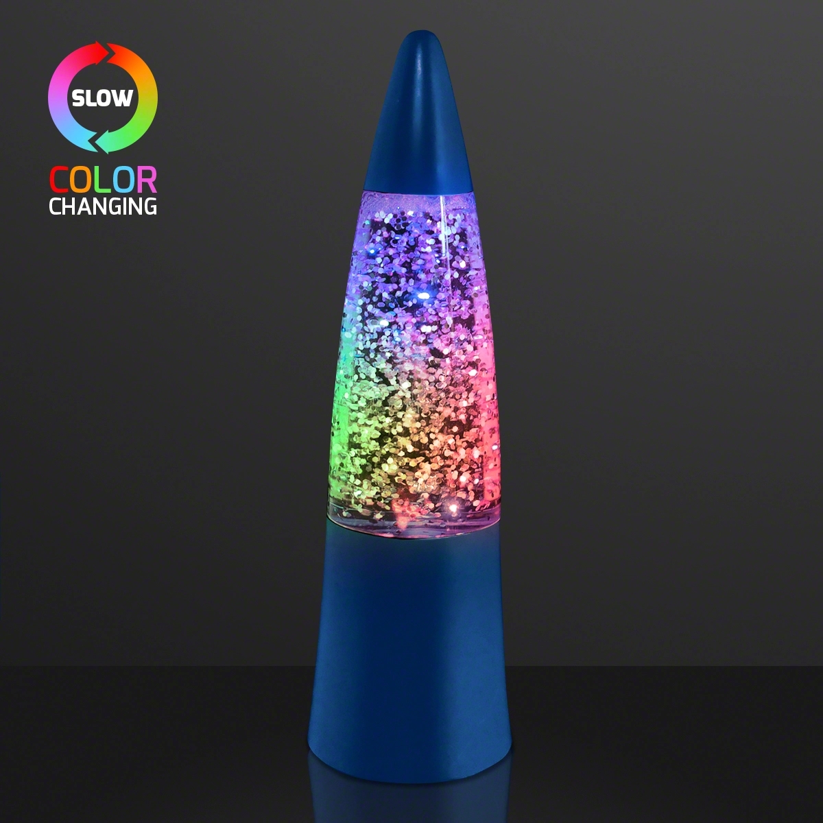 Glitter rocket lamp 6