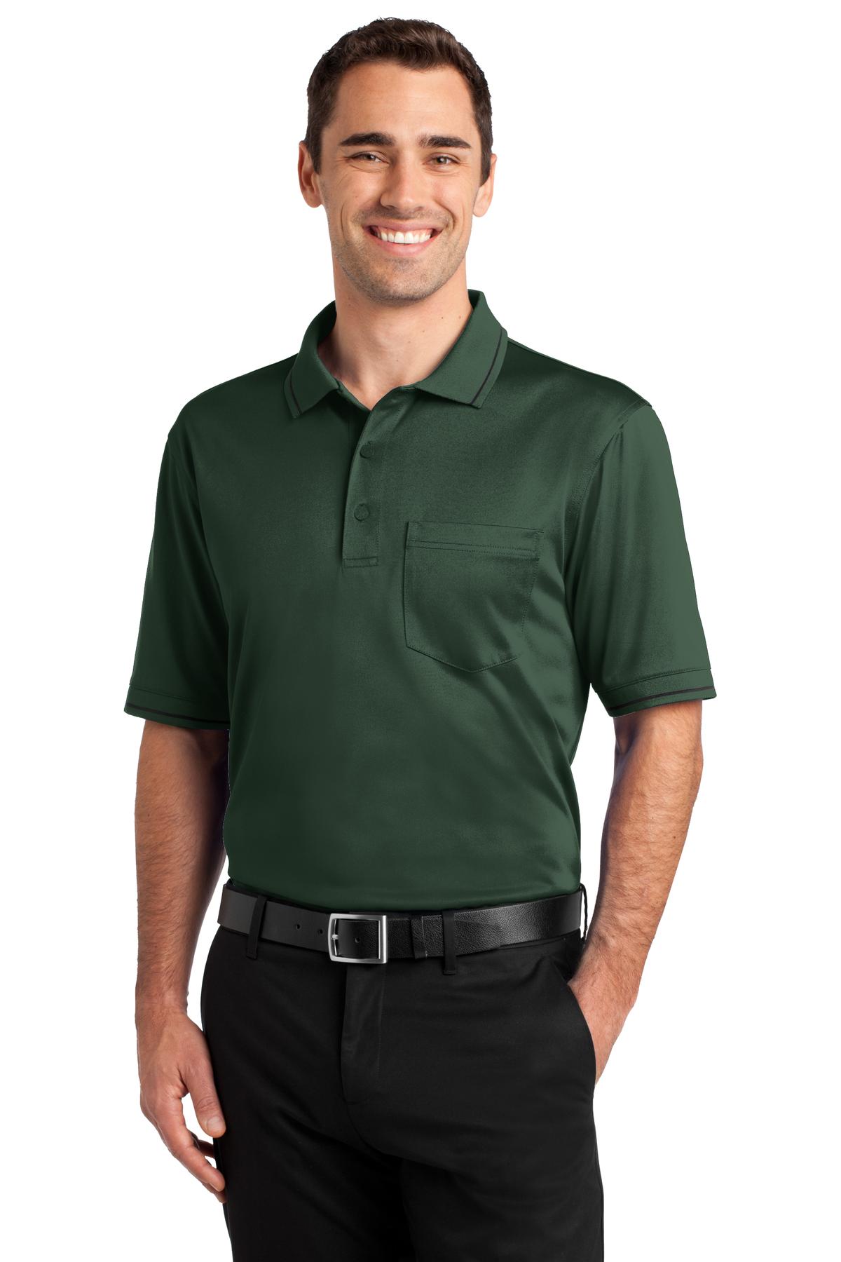 CornerStone Select Snag-Proof Tipped Pocket Polo. CS415 10