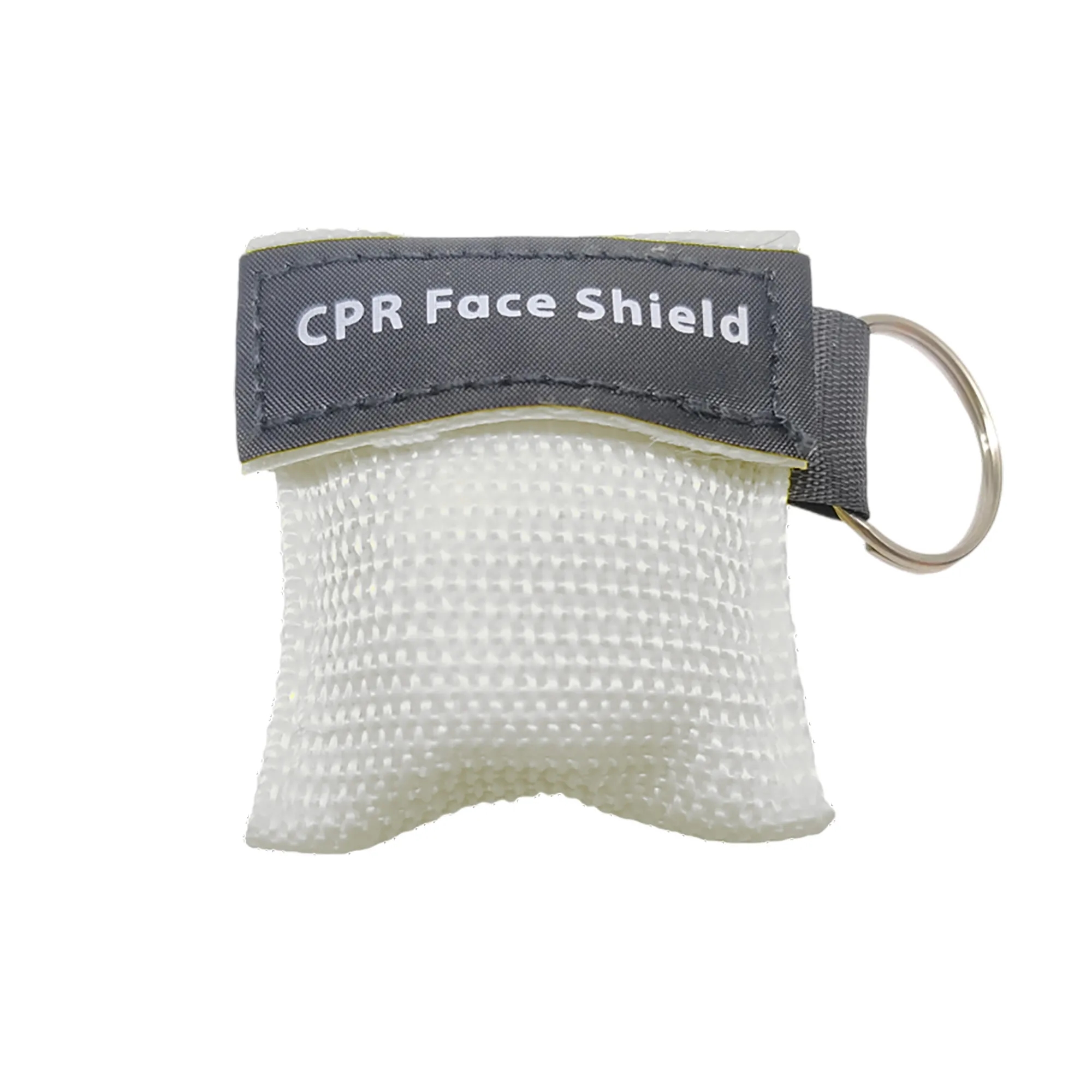 Emergency CPR Face Mask with Nylon Keychain Pouch 4