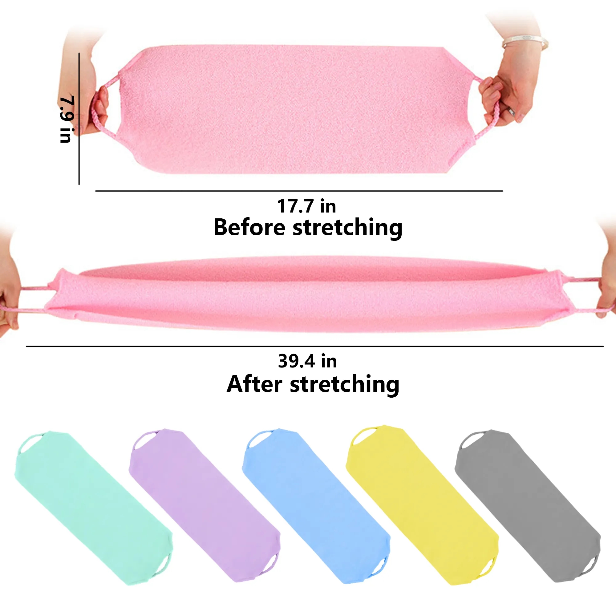Extra Length Scrub Towel 9
