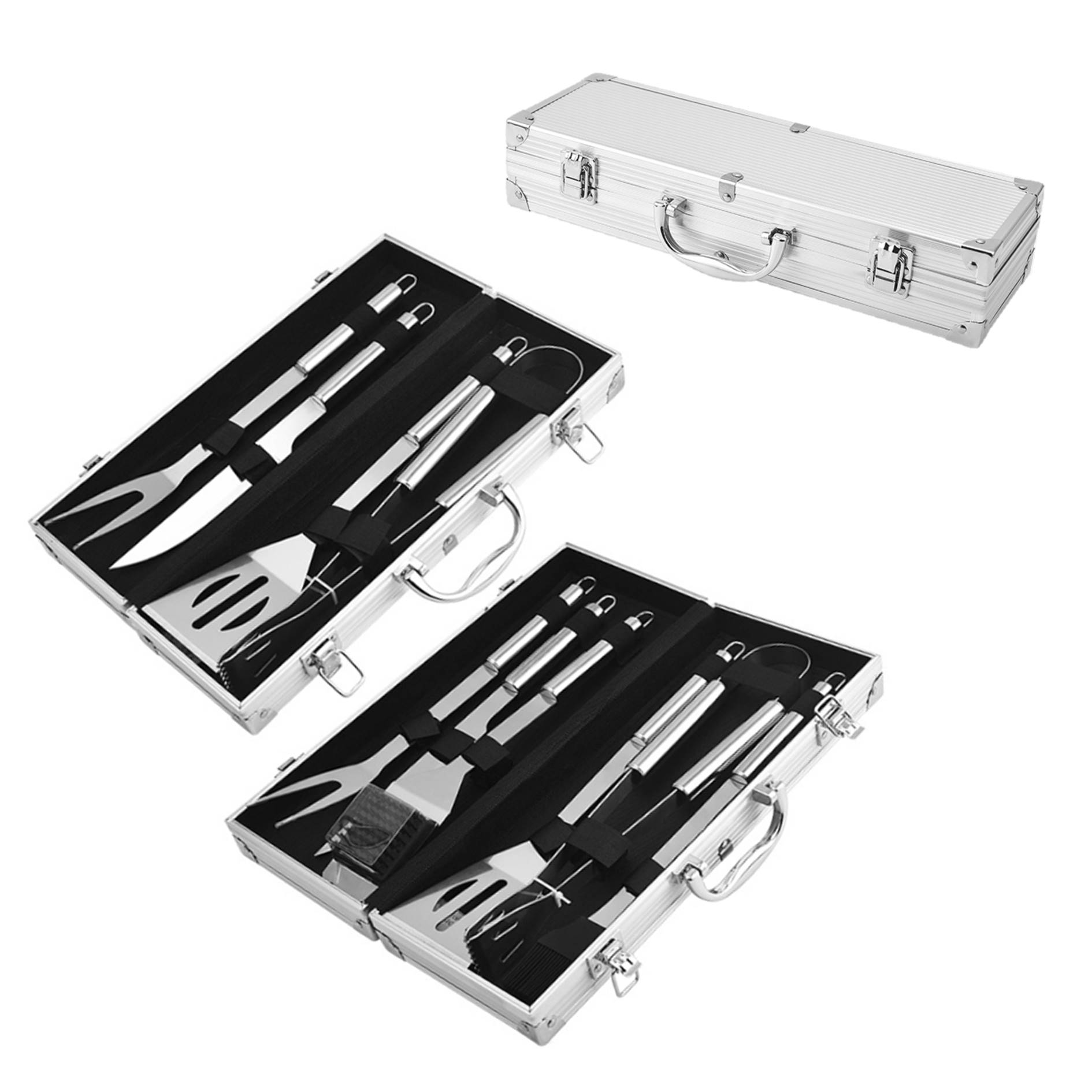 BBQ Tools Set With Aluminum Box 3