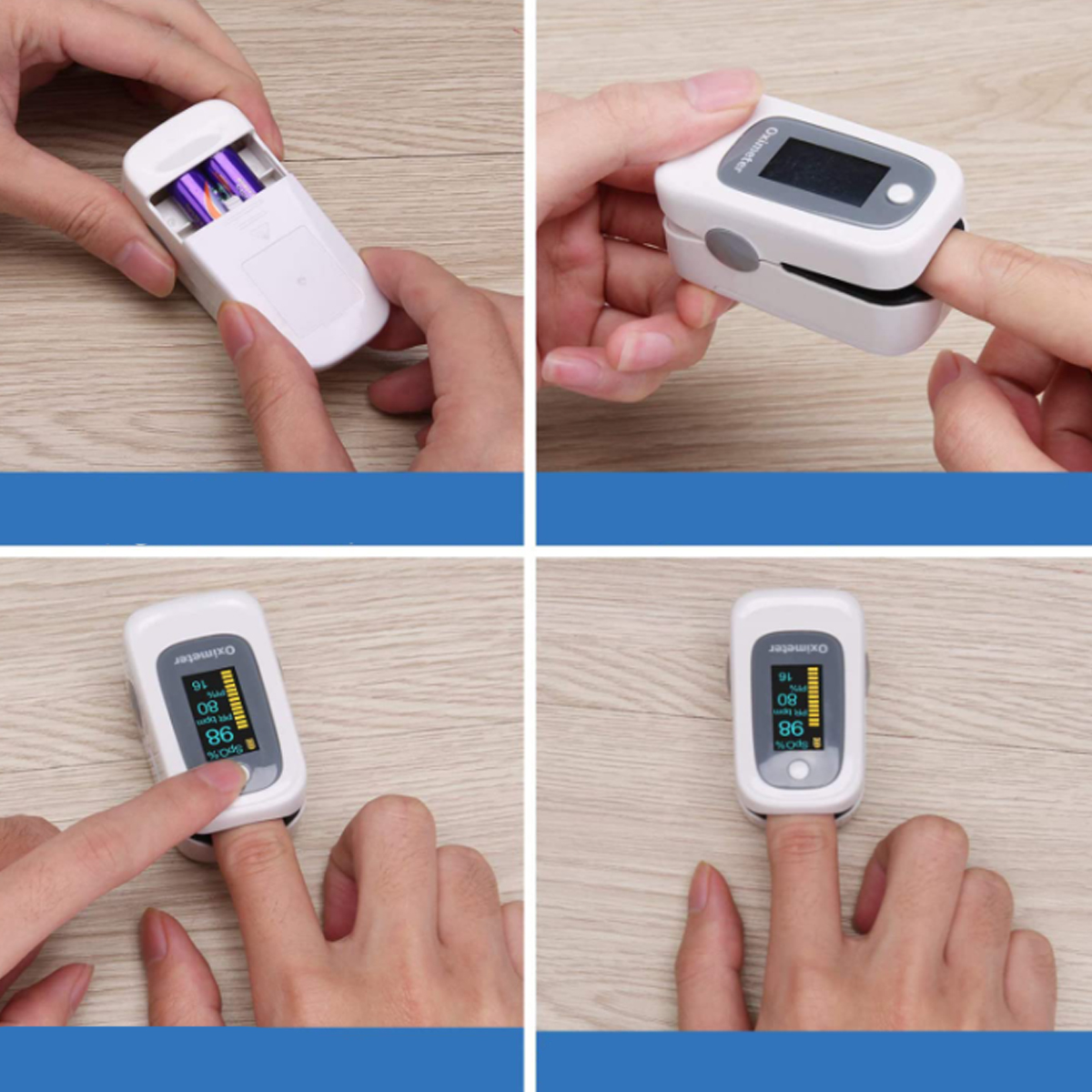 LED Fingertip Pulse Oximeter with SpO2 Display 2