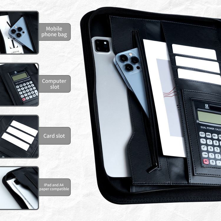 Zipper Portfolio Binder 2