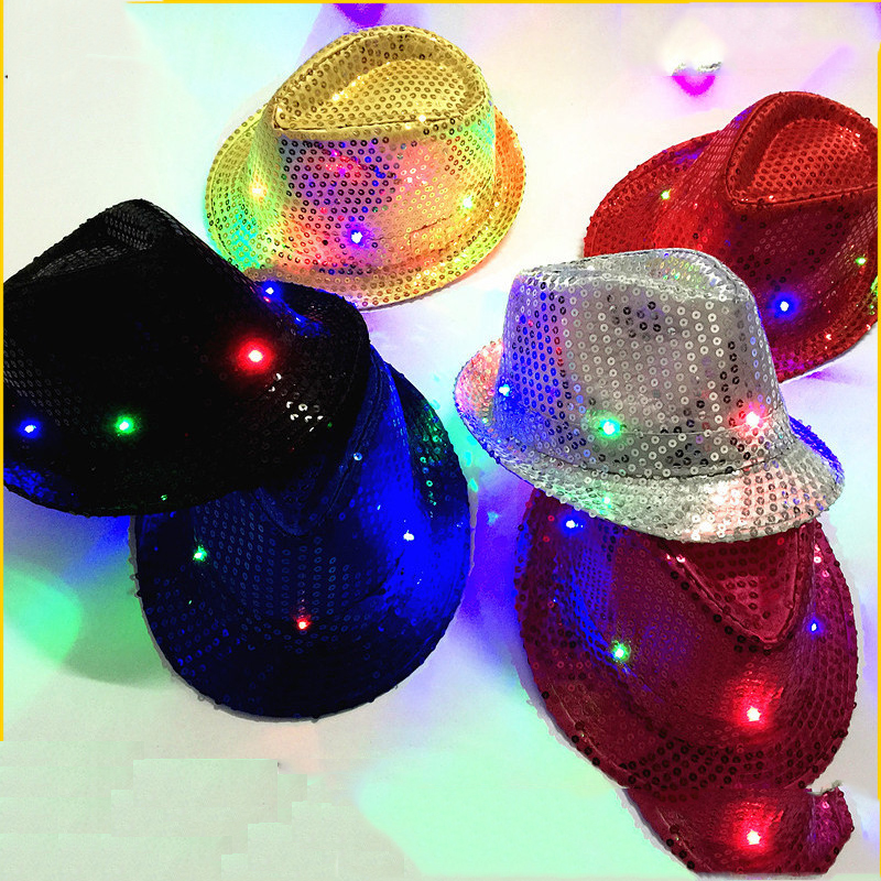Shiny Fedoras w/ Flashing Lights 4
