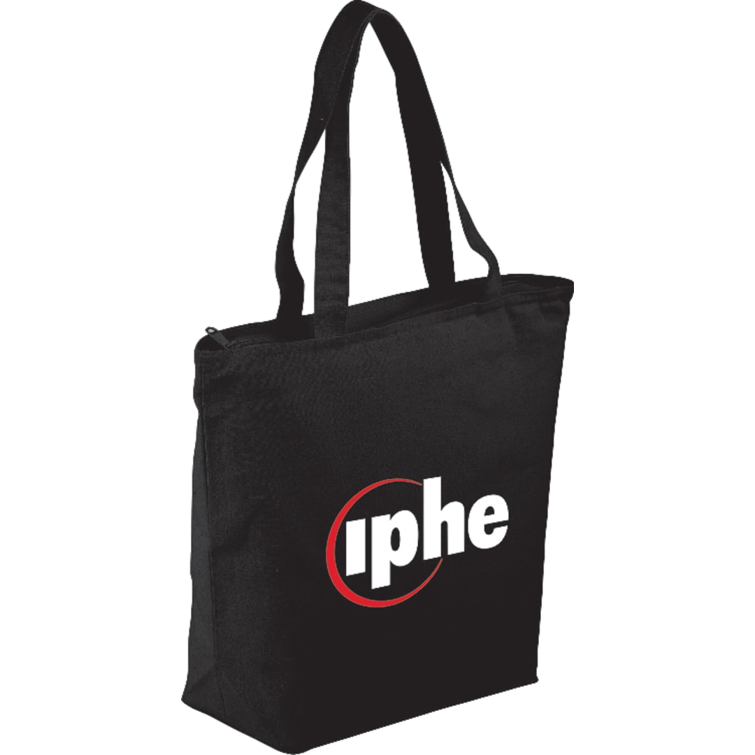 Maine 8oz Cotton Canvas Zippered Tote, custom tote bag with logo imprint 9